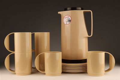 MCM Dr. Zimmerman / Mepal Plastic Dish Set. Mixed Set of Mid Century Dr. Zimmerman Germany 