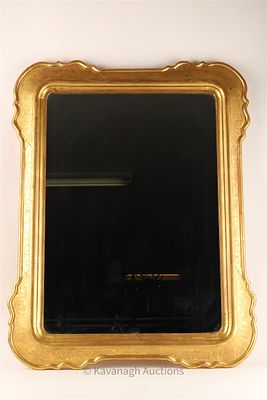 Mid Century Italy Garibaldi Style Gilt Mirror. Mid Century Italy Garibaldi Style Gilt Frame 