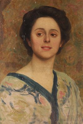 Charles Heberer (American, 1868-1951) Portrait of a Lady. Charles Heberer (American, 1868-1951) 