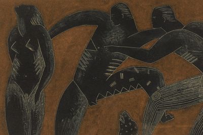 Mario Romero (Mexico, b. 1953) Engraving, Nude Figural Group. Signed lower right, numbered 
