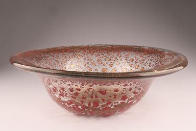 BAROVIER & TOSO Murano Porpora Art Glass Bowl, Iridescent. This Barovier &amp; Toso bowl, in 