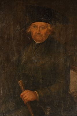 French School (Provence), Early 18th c. Portrait of Jean Roubaud, Oil painting. A finely 