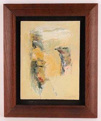 Monique Voyer (b. 1928) R.C.A. - Empreinte (2), 2009, Abstract Acrylic on Panel. An abstract 