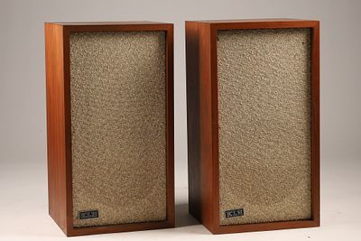 Pair of Mid Century Vintage KLH Model Six Loudspeakers. Pair of vintage KLH Model Six 