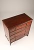 19th C Regency Mahogany Miniature Chest of Drawers. 19th century Regency period mahogany Image - 3