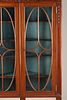 19th C Mahogany Sheraton Revival Corner Display Cabinet. An antique Mahogany Sheraton revival Image - 2