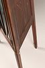 19th C Mahogany Sheraton Revival Corner Display Cabinet. An antique Mahogany Sheraton revival Image - 5