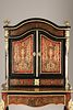 Antique French Napoleon III Boulle Marquetry Bonheur du Jour Cabinet. A 19th-century French Image - 2