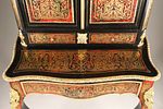 Antique French Napoleon III Boulle Marquetry Bonheur du Jour Cabinet. A 19th-century French Image - 11