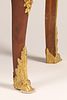 19th C. French Louis XV Style Mahogany Gilt Bronze Vitrine with Marble Top. Fine 19th-century Image - 7