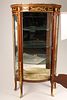 19th C. French Louis XV Style Mahogany Gilt Bronze Vitrine with Marble Top. Fine 19th-century Image - 10