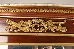 19th C. French Louis XV Style Mahogany Gilt Bronze Vitrine with Marble Top. Fine 19th-century Image - 11