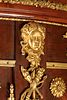 19th C. French Louis XV Style Mahogany Gilt Bronze Vitrine with Marble Top. Fine 19th-century Image - 12