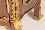 19th C. French Louis XV Style Mahogany Gilt Bronze Vitrine with Marble Top. Fine 19th-century Image - 13