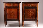 Pair of Lombardy Louis XVI Marquetry Cabinets, possibly Maggiolini, Late 18th C., Castello Ferrari. Image - 2