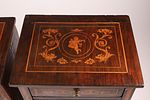 Pair of Lombardy Louis XVI Marquetry Cabinets, possibly Maggiolini, Late 18th C., Castello Ferrari. Image - 6