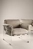 Pair of Modernist Pace Collection ARGENTA Lucite and Chrome Lounge Chairs. Pair of Modernist Image - 2