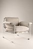 Pair of Modernist Pace Collection ARGENTA Lucite and Chrome Lounge Chairs. Pair of Modernist Image - 5