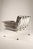 Pair of Modernist Pace Collection ARGENTA Lucite and Chrome Lounge Chairs. Pair of Modernist Image - 7