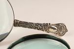 Pair of Antique Victorian Sterling Silver Rococo Magnifying Glasses. A pair of antique sterling Image - 1