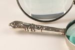 Pair of Antique Victorian Sterling Silver Rococo Magnifying Glasses. A pair of antique sterling Image - 2