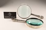 Pair of Antique Victorian Sterling Silver Rococo Magnifying Glasses. A pair of antique sterling Image - 3