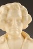 An Alabaster Bust of Ludwig van Beethoven, Goldscheider. An alabaster bust of Ludwig van Image - 3