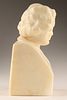 An Alabaster Bust of Ludwig van Beethoven, Goldscheider. An alabaster bust of Ludwig van Image - 4