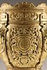 Italian Ornate Brass Jardiniere Cache Pot Lion Head Handles. Italian heavy ornate solid brass Image - 1