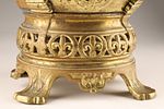 Italian Ornate Brass Jardiniere Cache Pot Lion Head Handles. Italian heavy ornate solid brass Image - 3