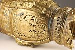 Italian Ornate Brass Jardiniere Cache Pot Lion Head Handles. Italian heavy ornate solid brass Image - 9