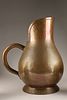 A Group of Antique French Kitchen Hammered Copper Pitchers Pots. Antique French copper jugs Image - 3