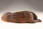 A 19th-century Bavarian or Swiss Black Forest Carved Recumbent Dog. A 19th-century Bavarian or Image - 3