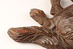 A 19th-century Bavarian or Swiss Black Forest Carved Recumbent Dog. A 19th-century Bavarian or Image - 4