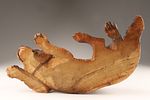 A 19th-century Bavarian or Swiss Black Forest Carved Recumbent Dog. A 19th-century Bavarian or Image - 5