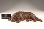 A 19th-century Bavarian or Swiss Black Forest Carved Recumbent Dog. A 19th-century Bavarian or Image - 6
