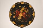 Fine 19th C. French Napoleon lll Lacquered Tilt-Top Table. French Napoleon III Empire tilt-top Image - 1