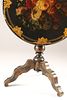Fine 19th C. French Napoleon lll Lacquered Tilt-Top Table. French Napoleon III Empire tilt-top Image - 2