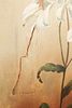 Antique Victorian Aesthetic Movement 3 Panel Hand Painted Room Divider. An antique Victorian Image - 8