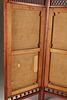 Antique Victorian Aesthetic Movement 3 Panel Hand Painted Room Divider. An antique Victorian Image - 9
