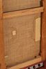 Antique Victorian Aesthetic Movement 3 Panel Hand Painted Room Divider. An antique Victorian Image - 10