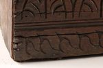 17th C English Jacobean / Charles II Carved Oak Coffer Box. A 17th-century English Jacobean or Image - 4