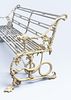 19th C English Serpent and Grape Pattern Cast Iron Garden Bench. An English white painted cast Image - 5