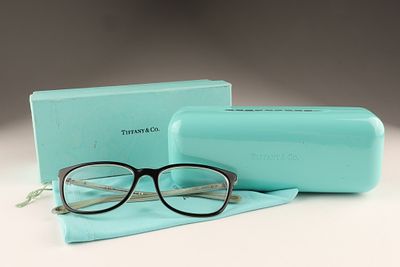 Pair of Tiffany and Co. TF2109HB Lady Prescription Eyeglasses with box. Women’s prescription 