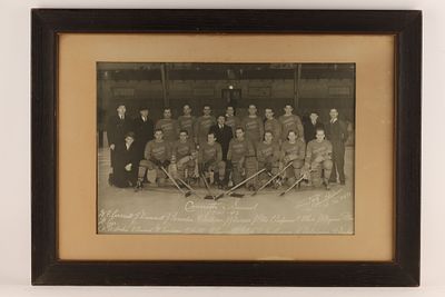 Montreal Couvrette et Sauriol Ltee 1941-1942 Metropolitan Hockey League Team Photograph. The 