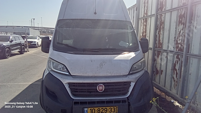 פיאט דוקטו מודל 2015. 
גימור: ארוך גבוהה, מפתח: יש.