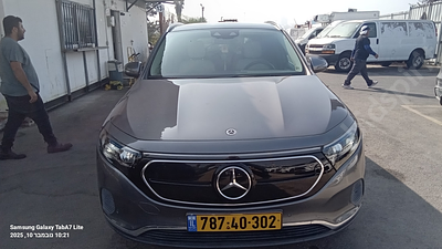 מרצדס EQA 250 מודל 2022. 
גימור: EIECTRIC, מפתח: יש.