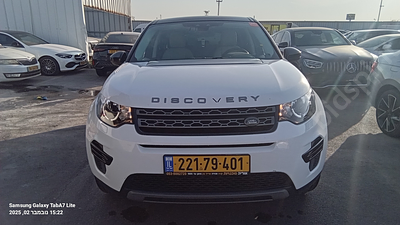 רובר DISCOVERY SPORT מודל 2019. 
גימור: SPORT TD 180SE7, מפתח: יש.