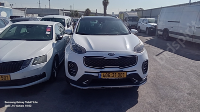 קיה ספורטאז מודל 2018. 
גימור: URBAN, מפתח: יש.