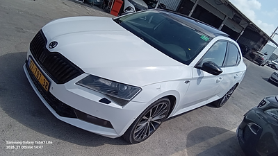 סקודה סופרב החדשה מודל 2017. 
גימור: LAND K, מפתח: יש.